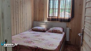 نمای اتاق خواب کلبه چوبی گل تاج - ماسال - روستای شالما